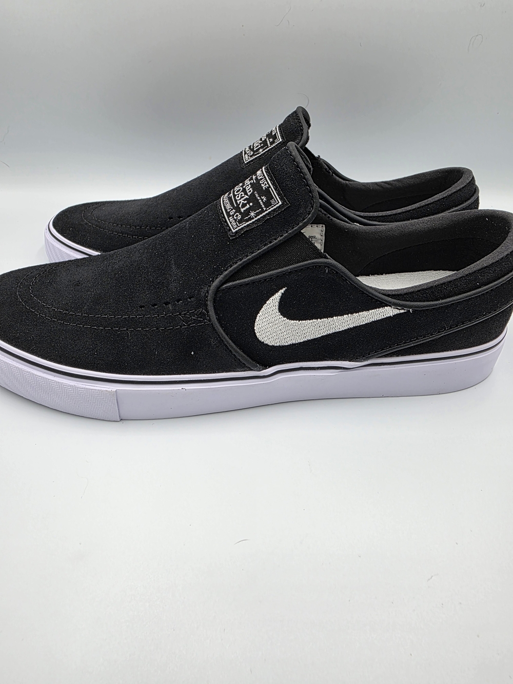 Nike SB Janoski+ Slip Men's Black/White Skate Shoe